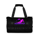 Horned Up print gym bag