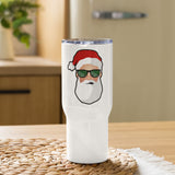 Santa Clause Travel mug with a handle