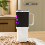 Ski Travel mug with a handle