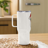 Santa Clause Travel mug with a handle