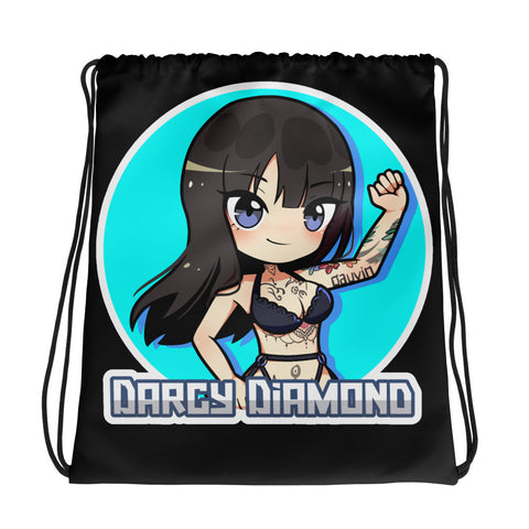 Darcy Diamond Drawstring bag