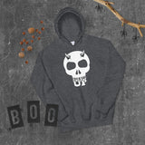 Horned Up Skull  Hoodie