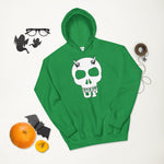 Horned Up Skull  Hoodie