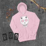 Horned Up Skull  Hoodie