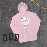 Horned Up Skull  Hoodie