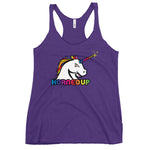 Horned Up Unicorn Racerback Tank