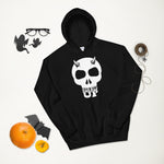 Horned Up Skull  Hoodie