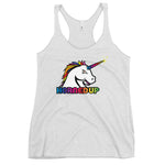 Horned Up Unicorn Racerback Tank