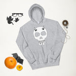 Horned Up Skull  Hoodie